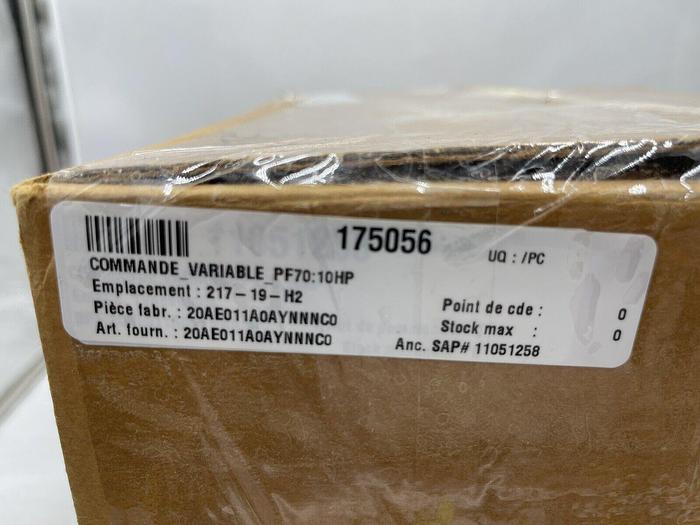 NEW ALLEN BRADLEY 20AE011A0AYNNNC0 POWERFLEX 70 10 HP 600 VAC STOCK 3907