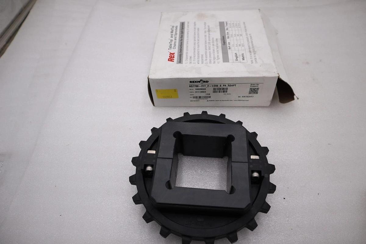 NEW REXNORD NS7700-21T_2-1/2IN_S_PA _ADAPT/ 10028593 SPROCKET STOCK H1563