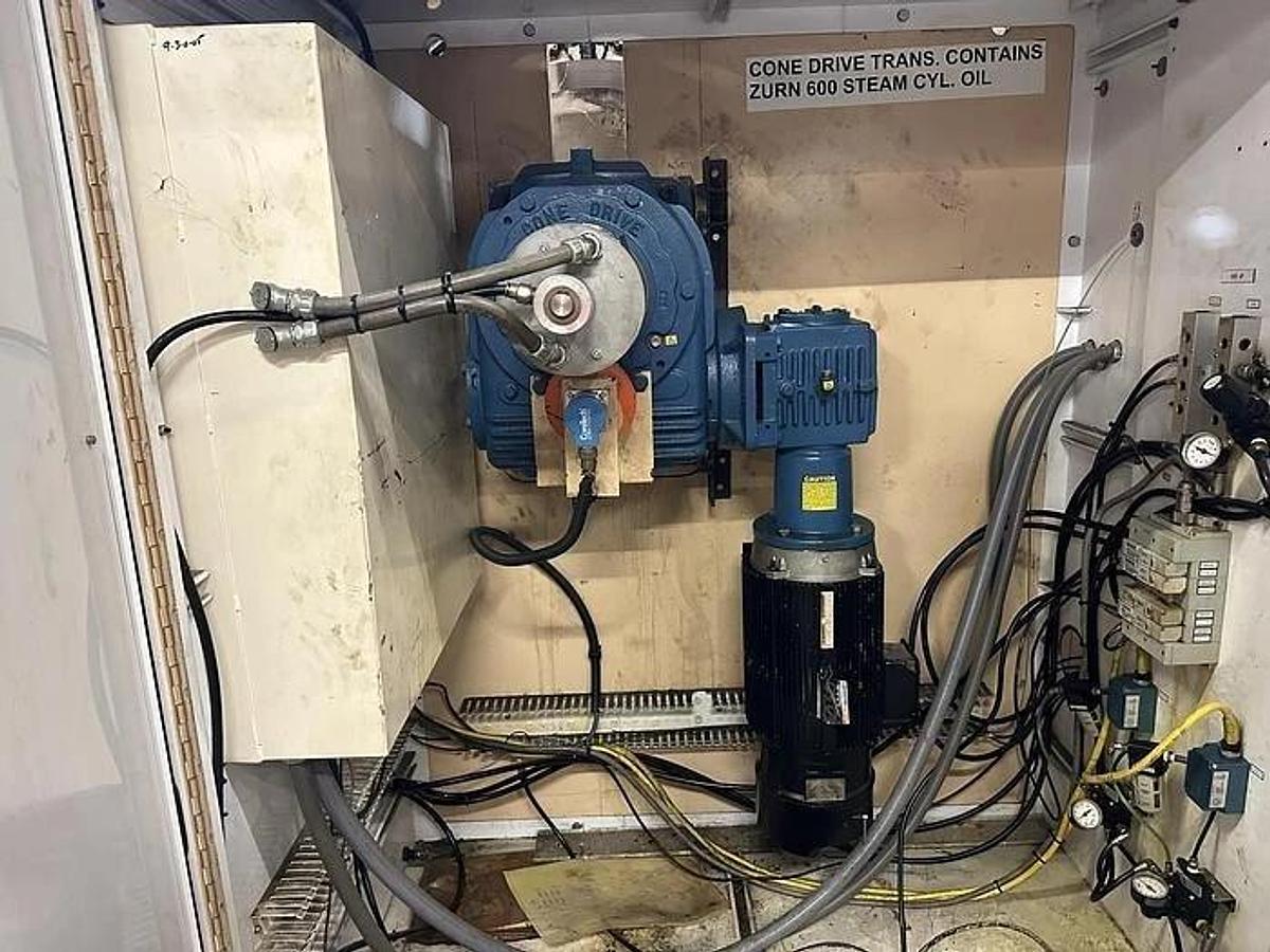 Used 63" BLACK CLAWSON TURRET REWIND WITH SPLICER 48" DIAMETERS