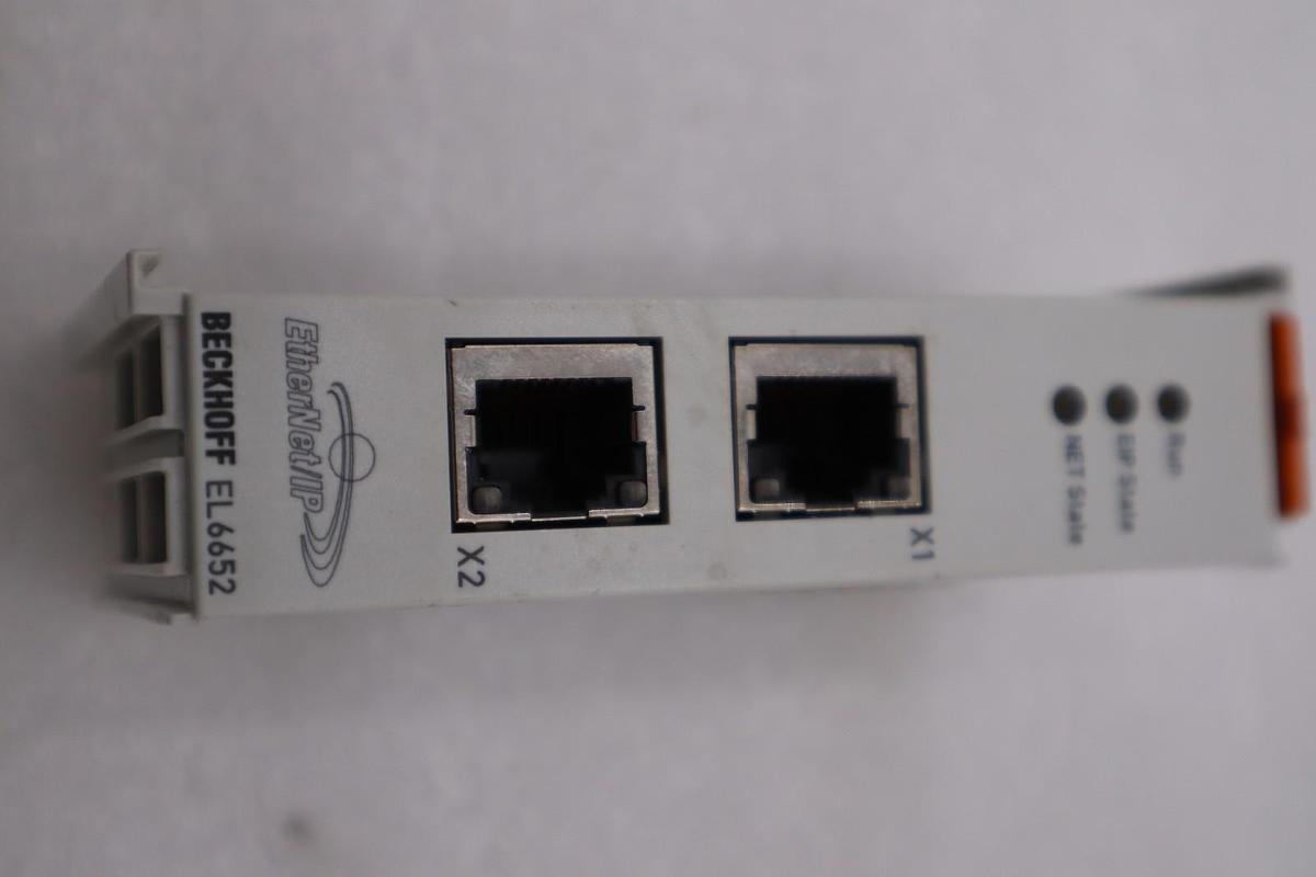 Used NEW OPEN BOX Beckhoff EL6652 Ethernet/IP Master Module STK H1229A
