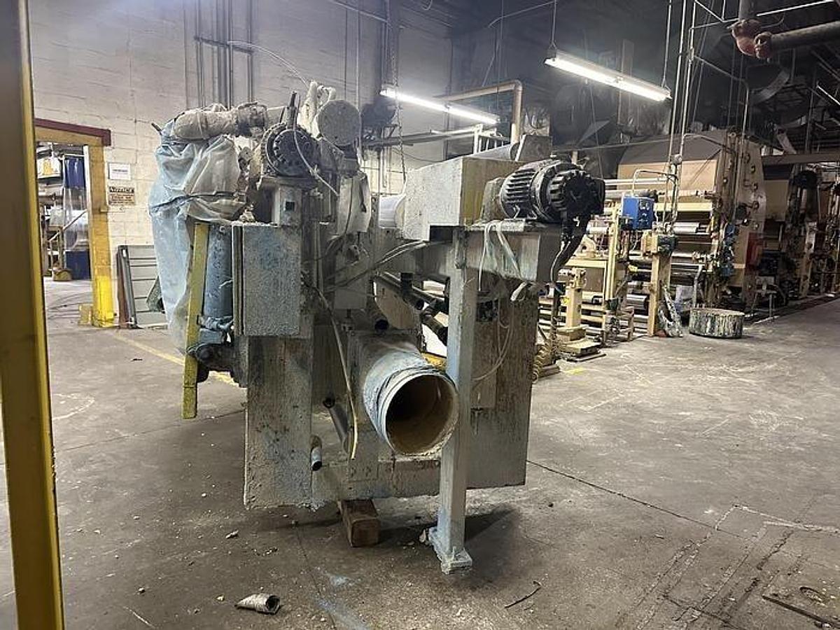Used 62" BLACK CLAWSON AIR KNIFE COATER WITH MAYER ROD COATER