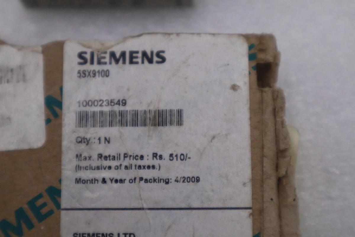 NEW SIEMENS 5SX9100 SUCCESSOR TYPE 5ST3010 AUXILIARY CONTACT BLOCK STOCK G627A