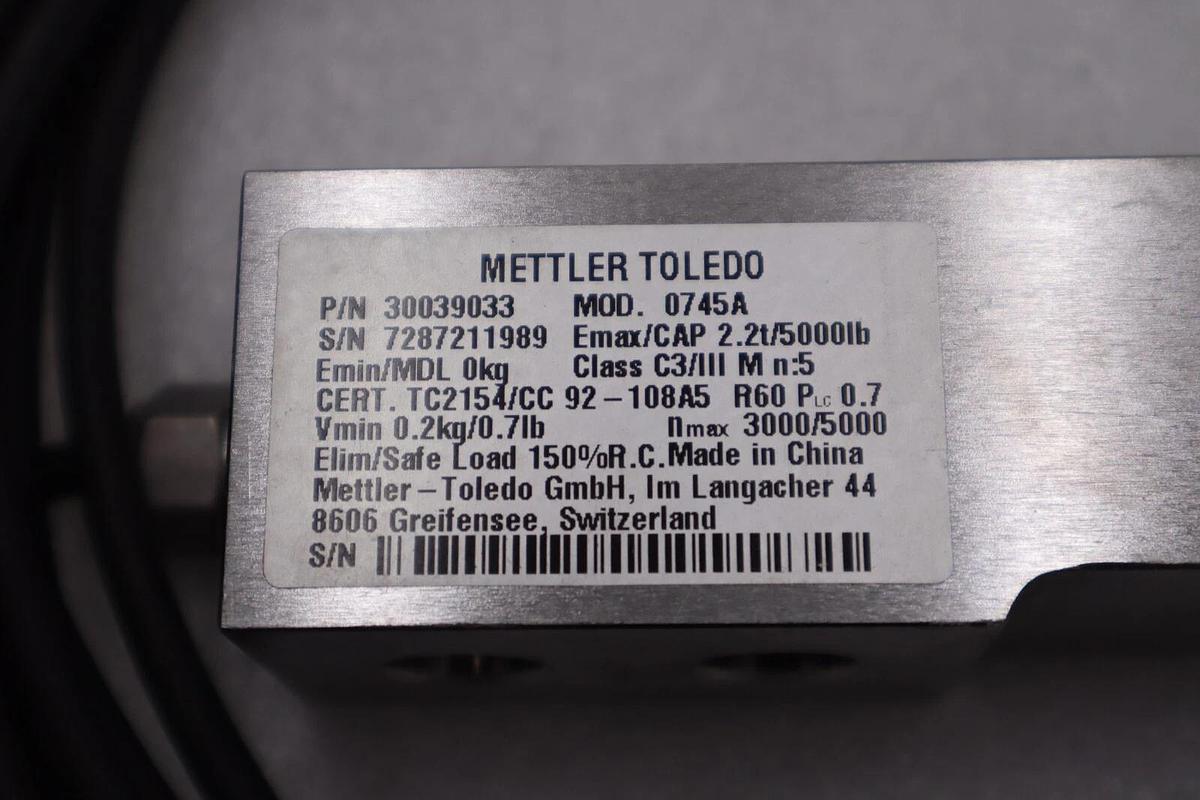 NEW METTLER TOLEDO 30039043 0745A BEAM LOAD CELL NSMP STOCK H893