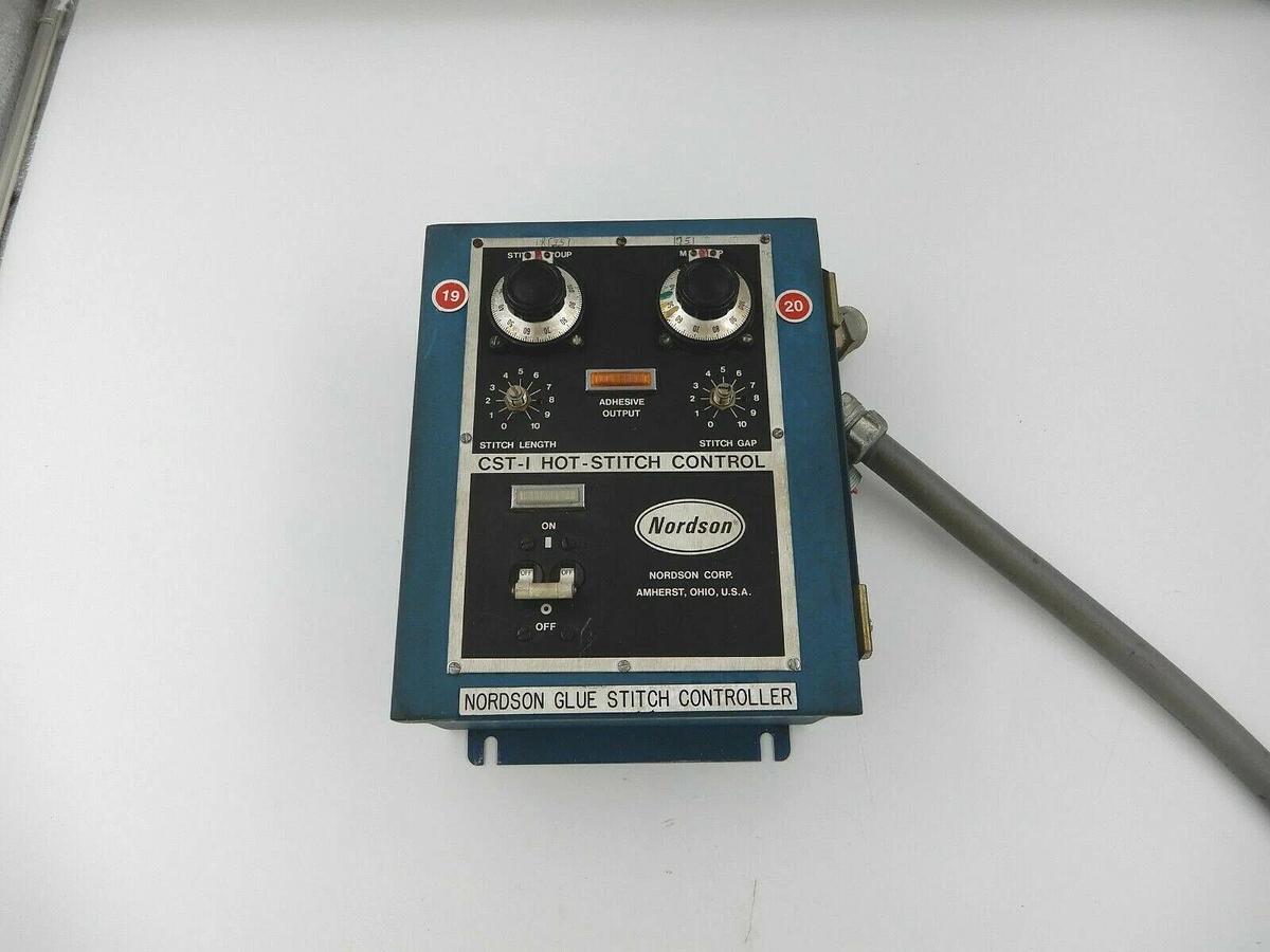 Used NORDSON GLUE STITCH CONTROLLER CST-1 115 VAC STOCK 568