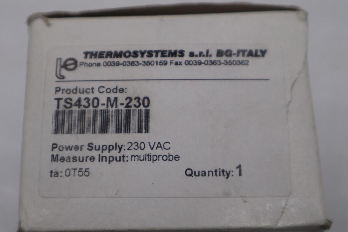 NEW TS430-Series Electronic ON/OFF Thermostat Panel Mounting 33x75m STOCK G693A