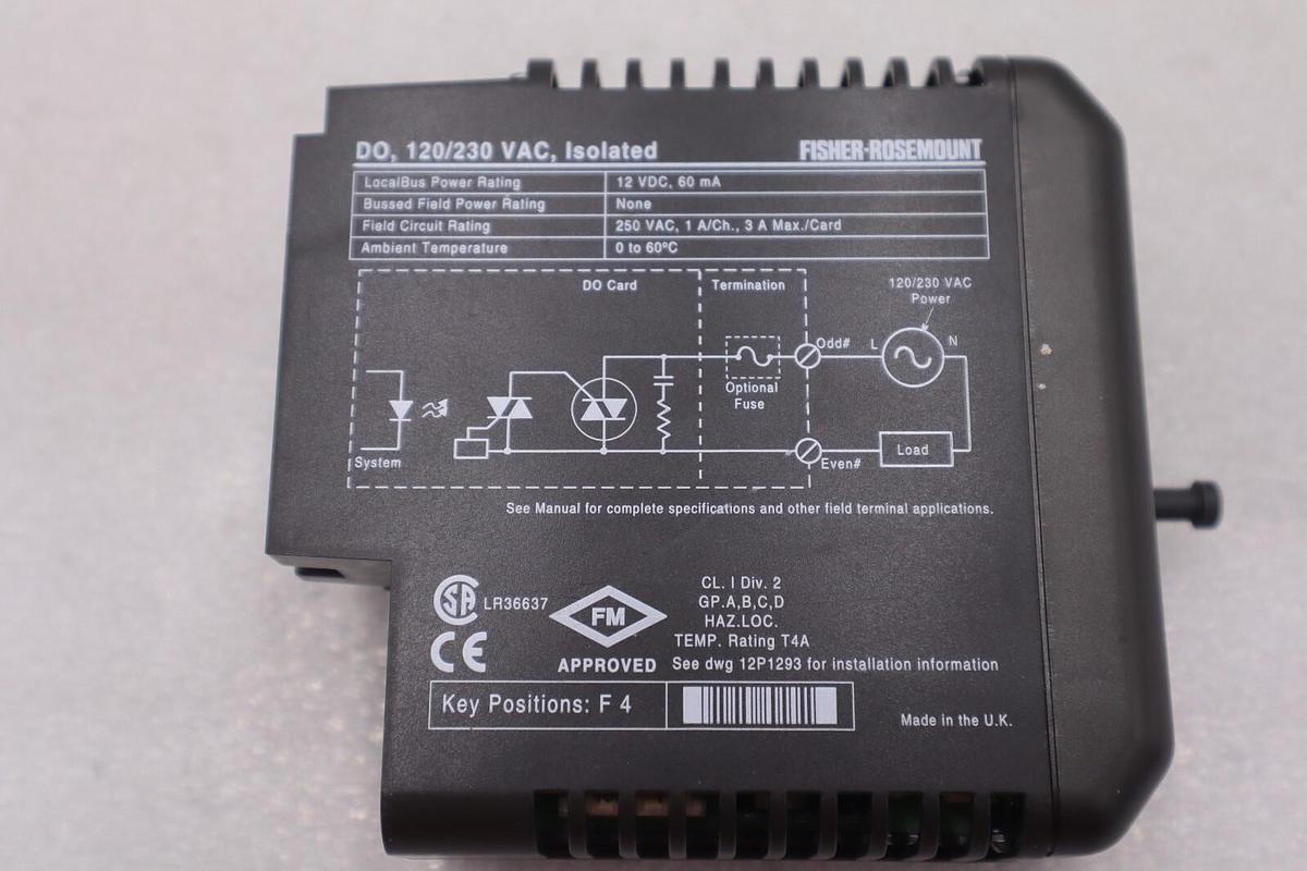 Used NEW OPEN BOX DELTAV KJ3001X1-BH1 120/230VAC NSNP STOCK 3276