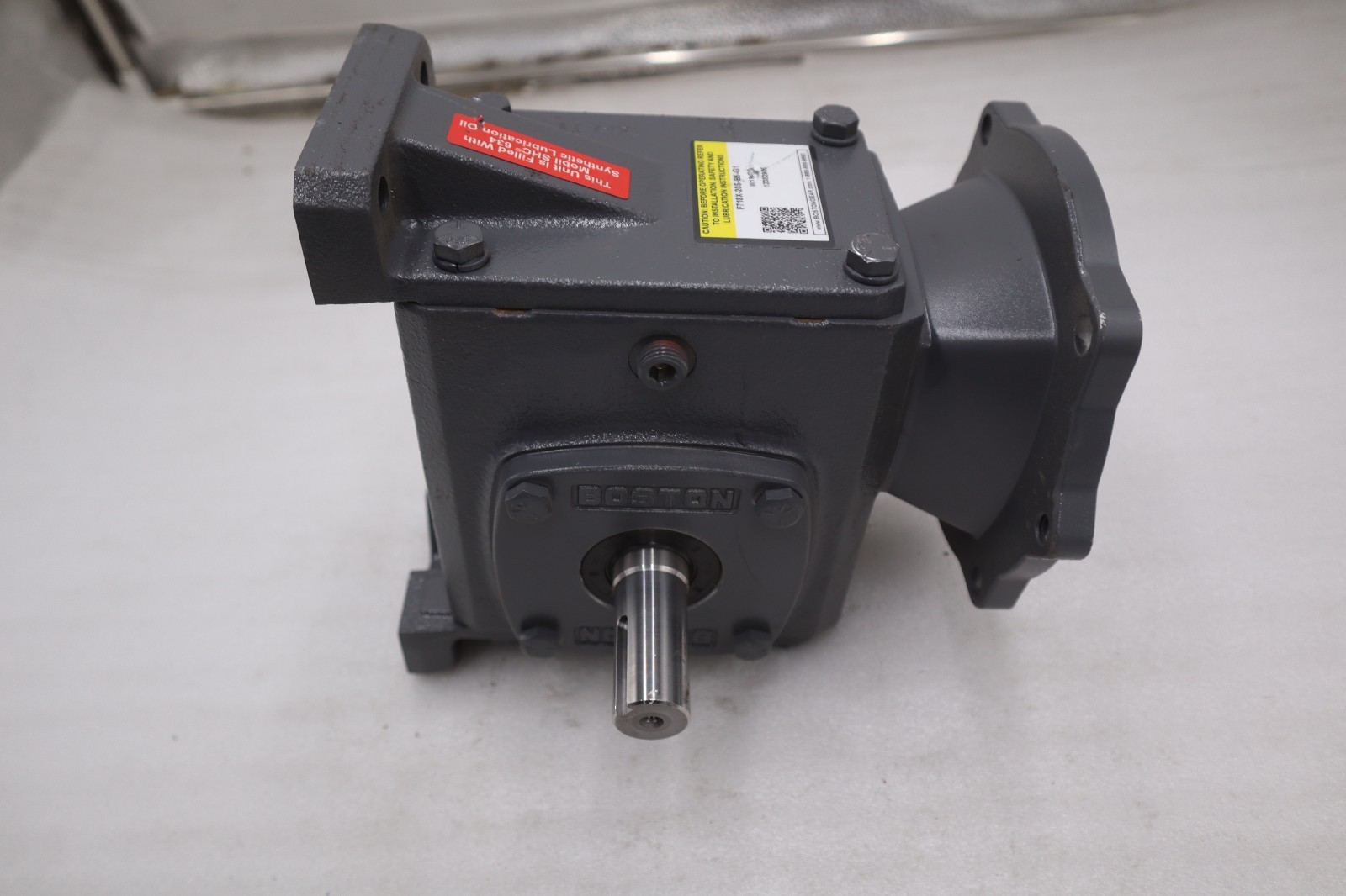 BOSTON GEAR F718X-20S-B5-G1 WORM GEAR SPEED REDUCER - STOCK GF615