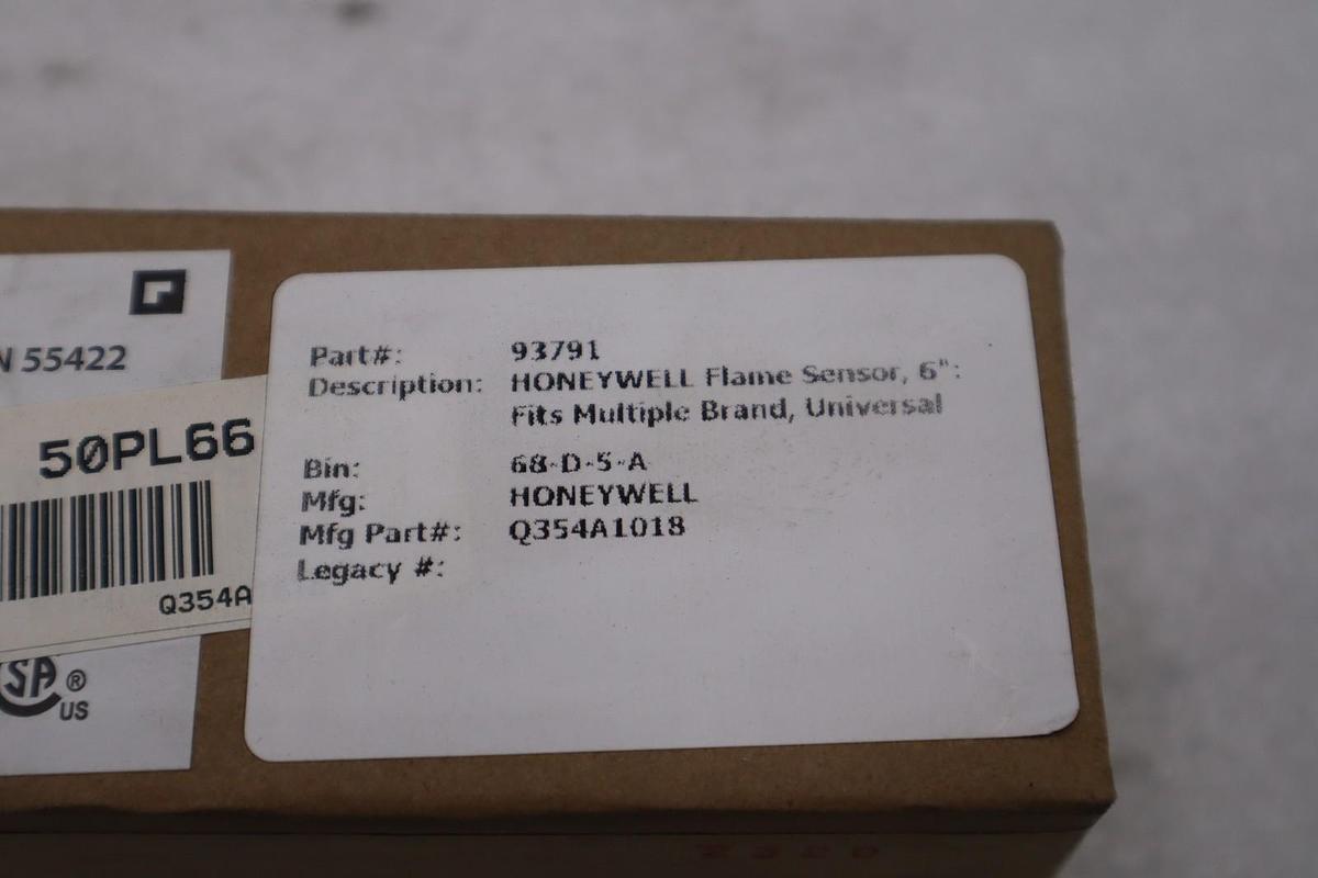 Resideo Q354A1018/ Q354A 1018 Flame Sensor 6 Inch - NEW IN BOX - STOCK 3445CC