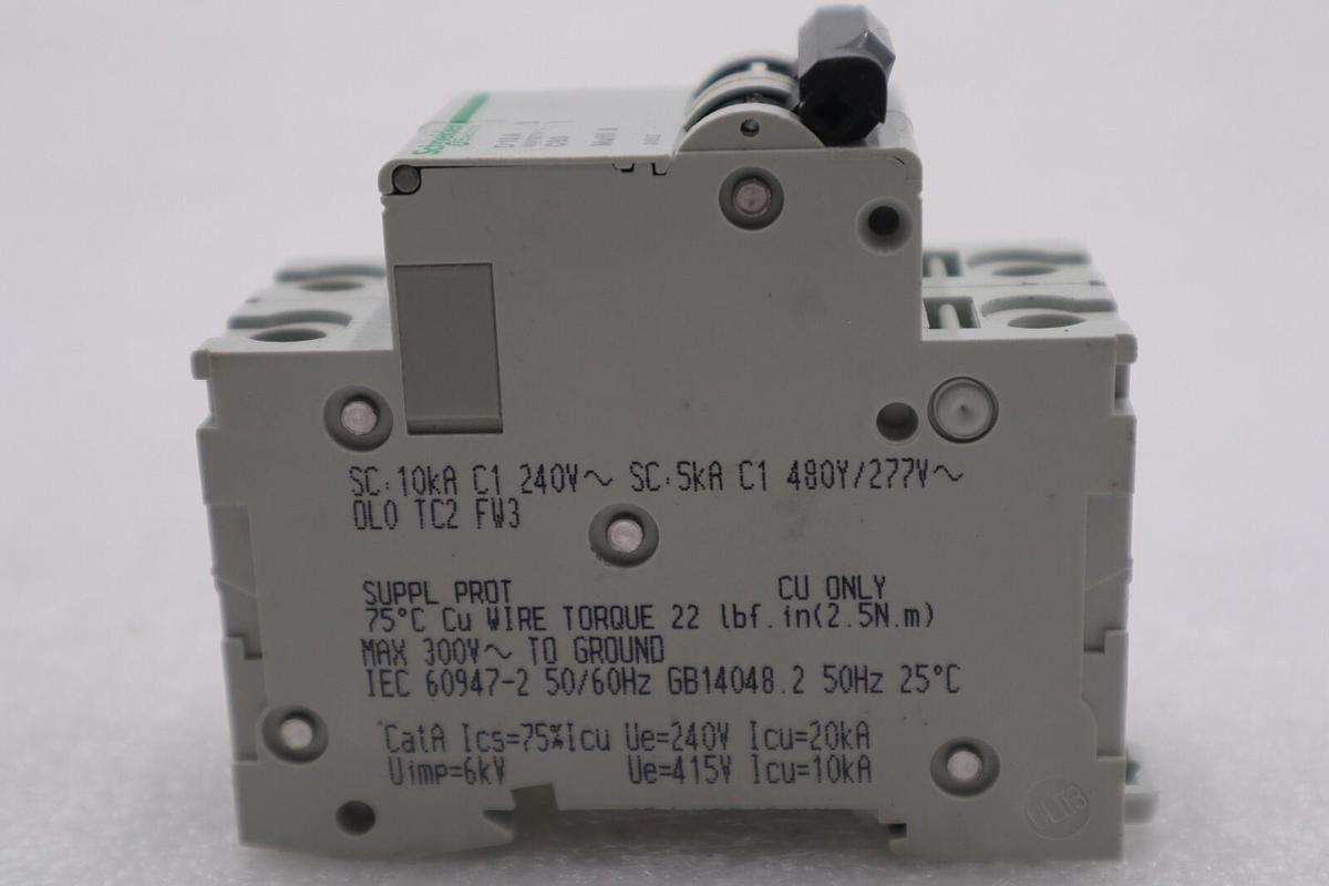 Used SCHNEIDER ELECTRIC 591942 CIRCUIT BREAKER 2 POLE 240VAC STOCK #K-2327