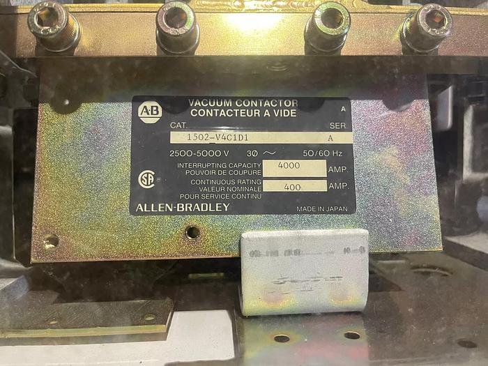 Used Allen Bradley 1502-V4C1D1 Ser A Vacuum Contactor 4000 Amp Stock 2549