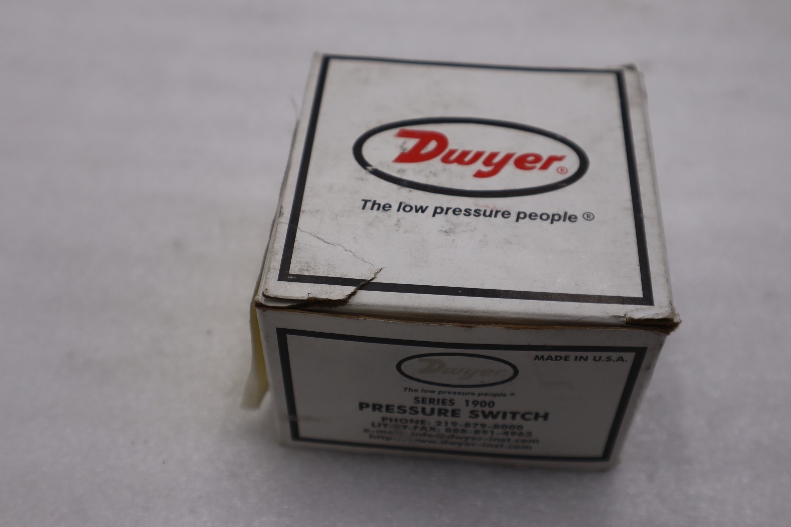 DWYER 1910-5 PRESSURE SWITCH, DIFFERENTIAL SERIES 1900 - STOCK 3837CC