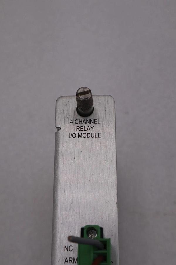 Used BENTLY NEVADA 125720-01 4 CHANNEL RELAY I/O MODULE STOCK #K-1410