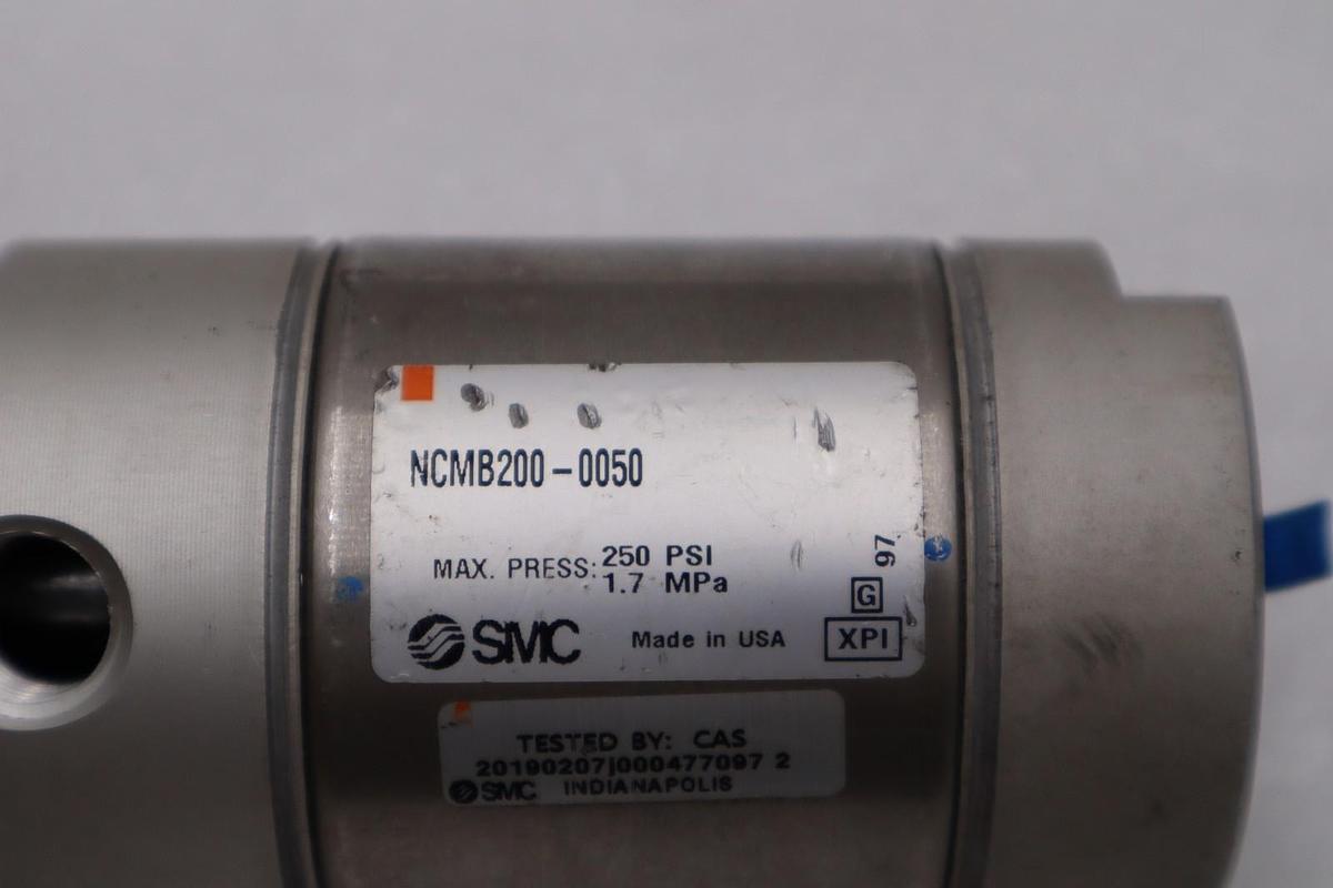 Used SMC NCMB200-0500 AIR CYLINDER SERIES NCM STOCK H1278A