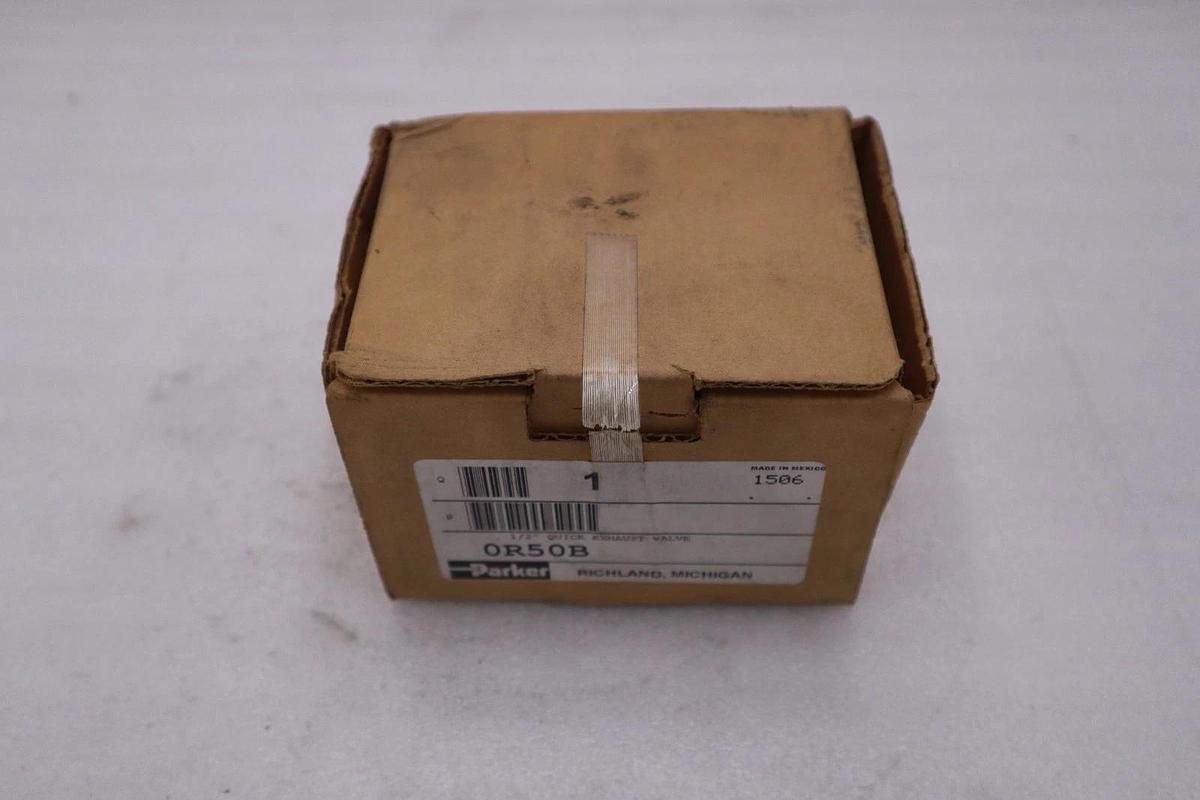 Parker 0R50B 1/2" NPT Quick Exhaust Valve 150psi NEW IN BOX STOCK GF-668A