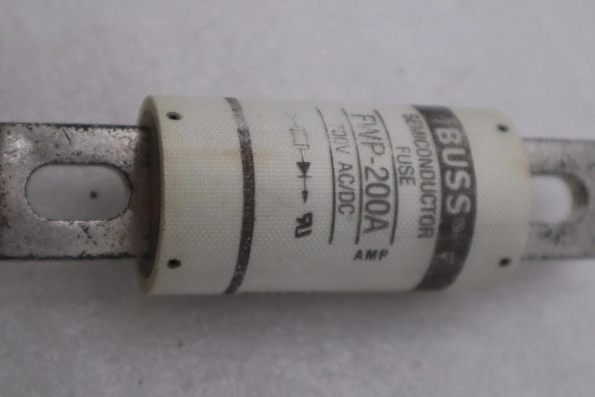 Used LOT OF 2 - BUSSMANN FWP-200A Fast Fuse - STOCK H-1699A