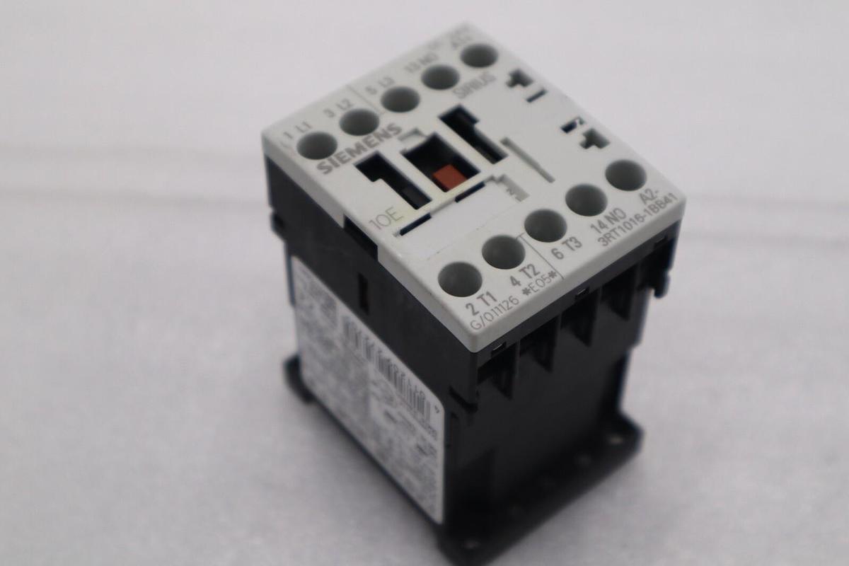 Used LOT OF 4 - SIEMENS 3RT1016-1BB41 CONTACTOR STOCK 5434