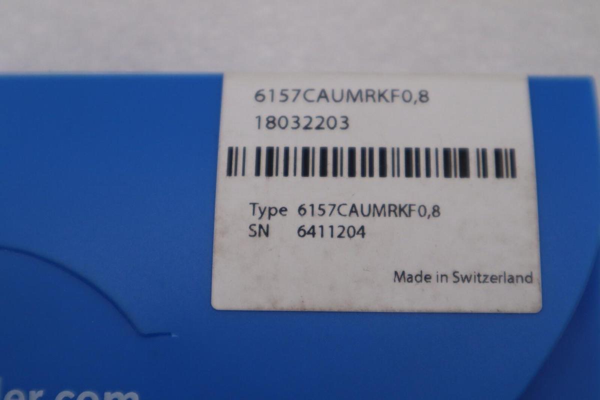 Used KISTLER 6157CAUMRKF0,8 PRESSURE SENSOR 18032203 NEW UNIT (7 AVAILABLE) #1817B