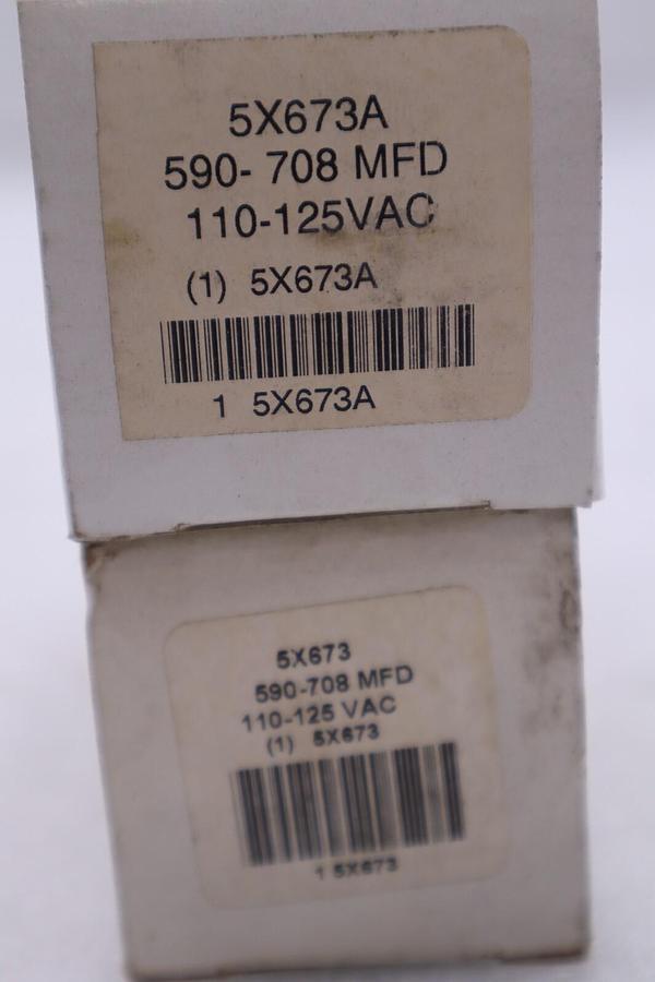 Used BC 5X673A 110-125 VAC 590-708 MFD STOCK #K-2308