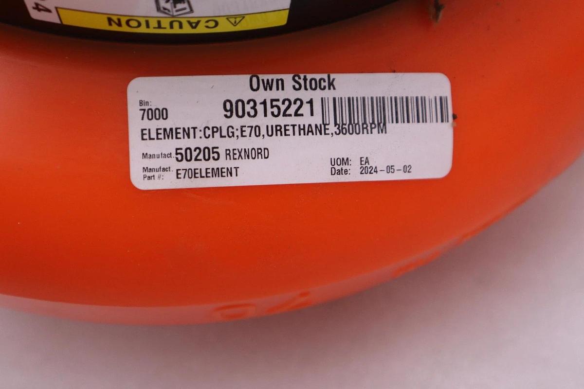 Used Rexnord Omega E70 Element Coupling - NEW - STOCK GF1307