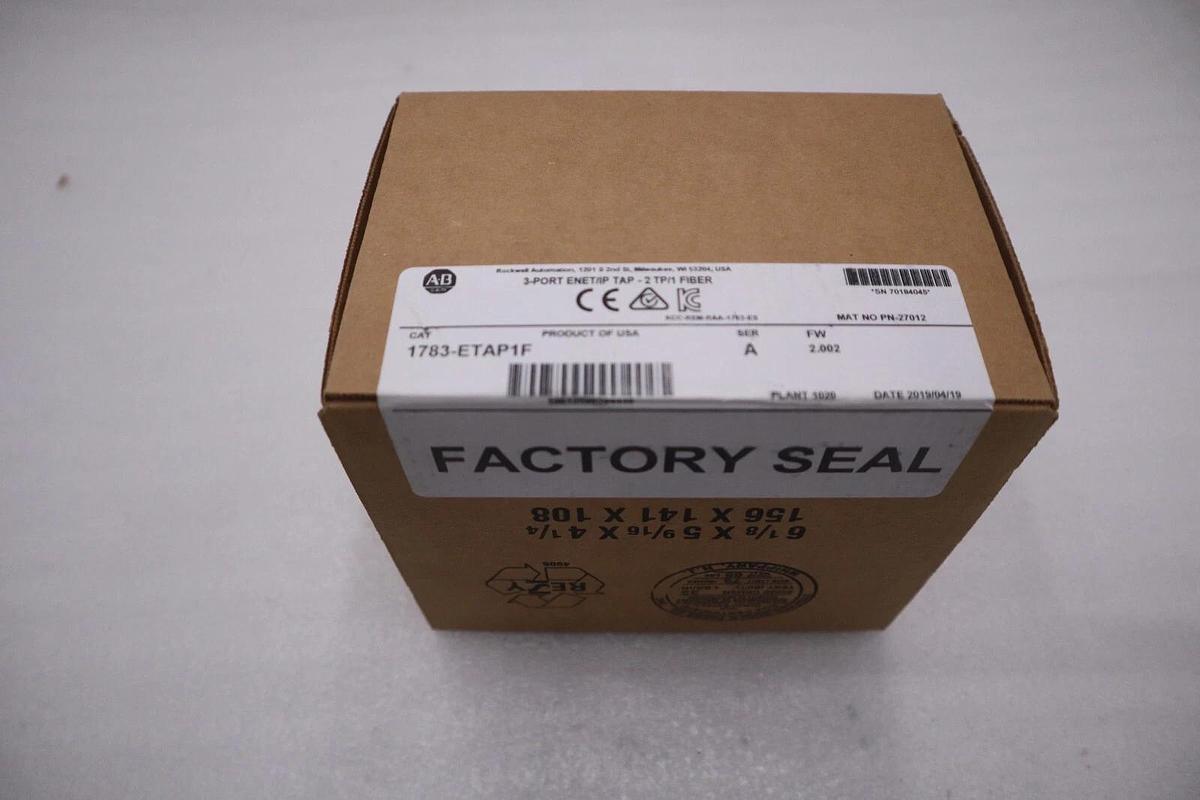 New Allen Bradley 1783-ETAP1F Series A EtherNet/IP Tap 3-Port NEW SEALED #G123A