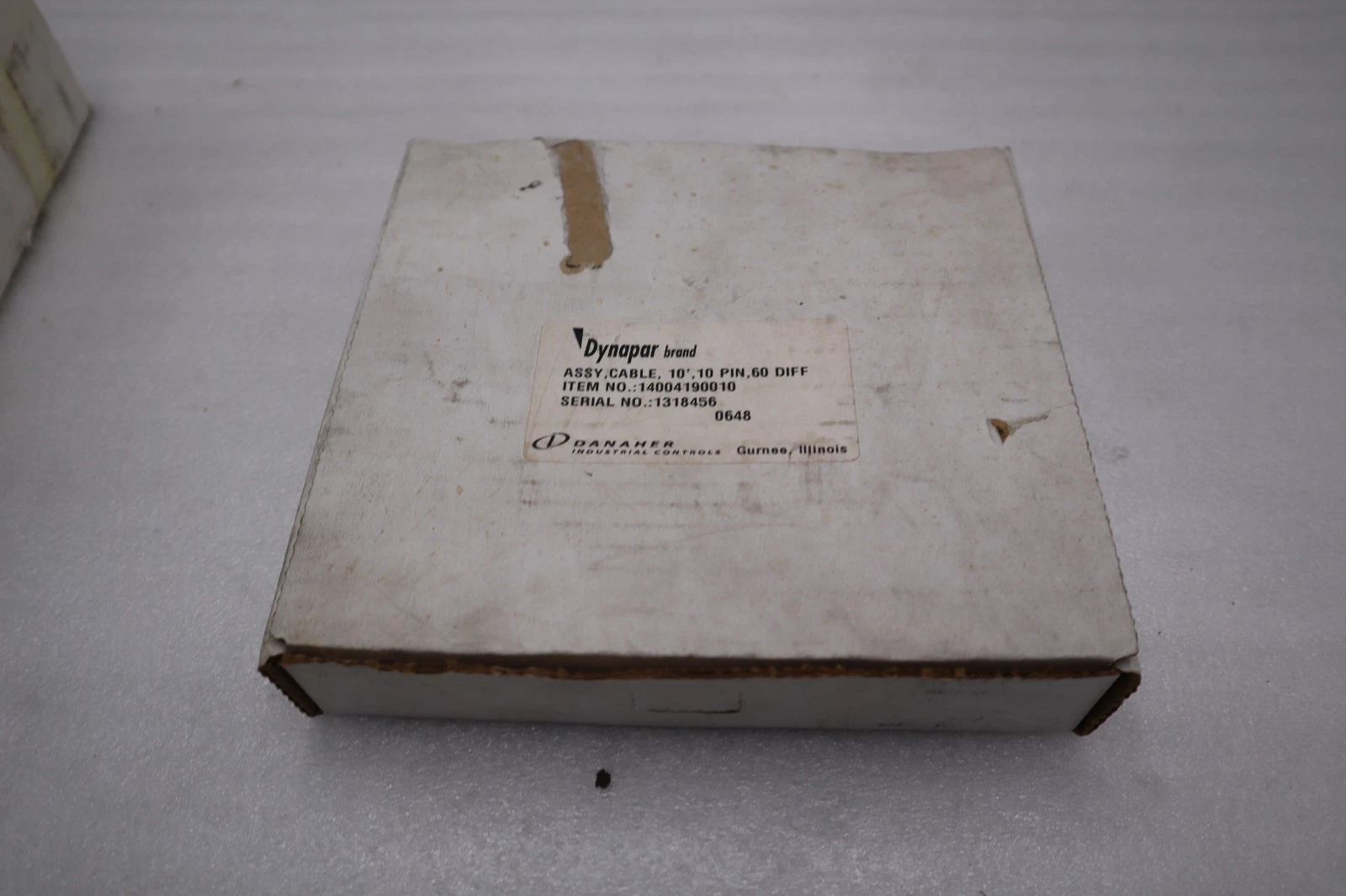 Used DYNAPAR 14004190010 10' 10 PIN CABLE NEW IN BOX STOCK GF-711A