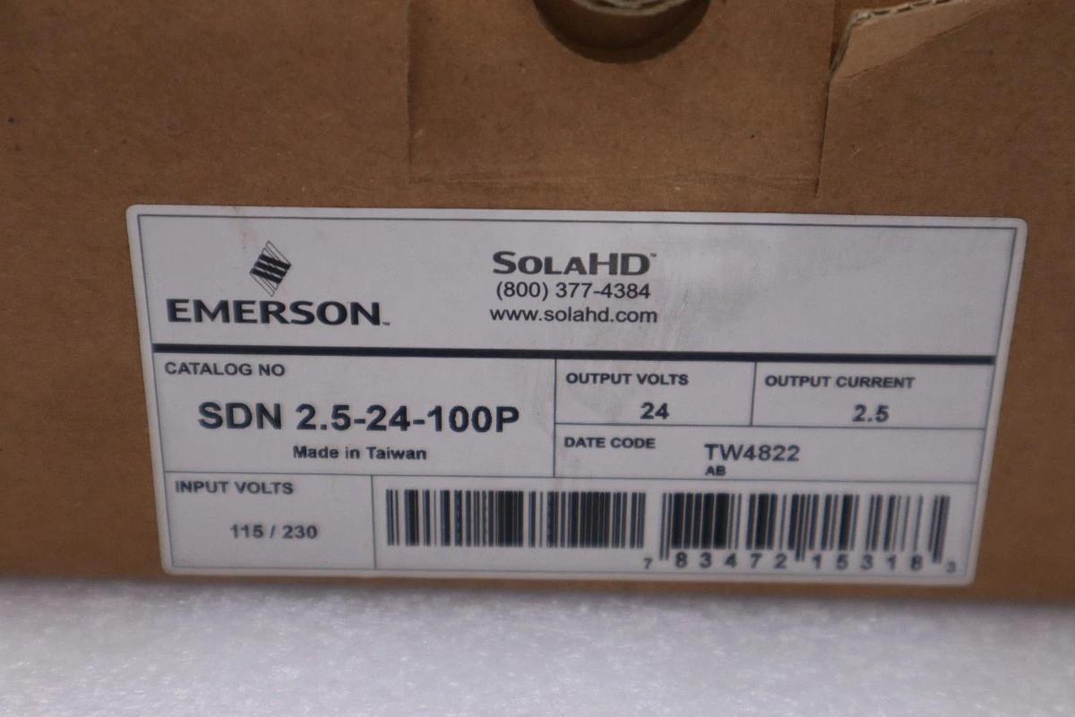 Used EGS SDN 205-24-100P Power Supply Sola/HEVI-DUTY - STOCK GF31