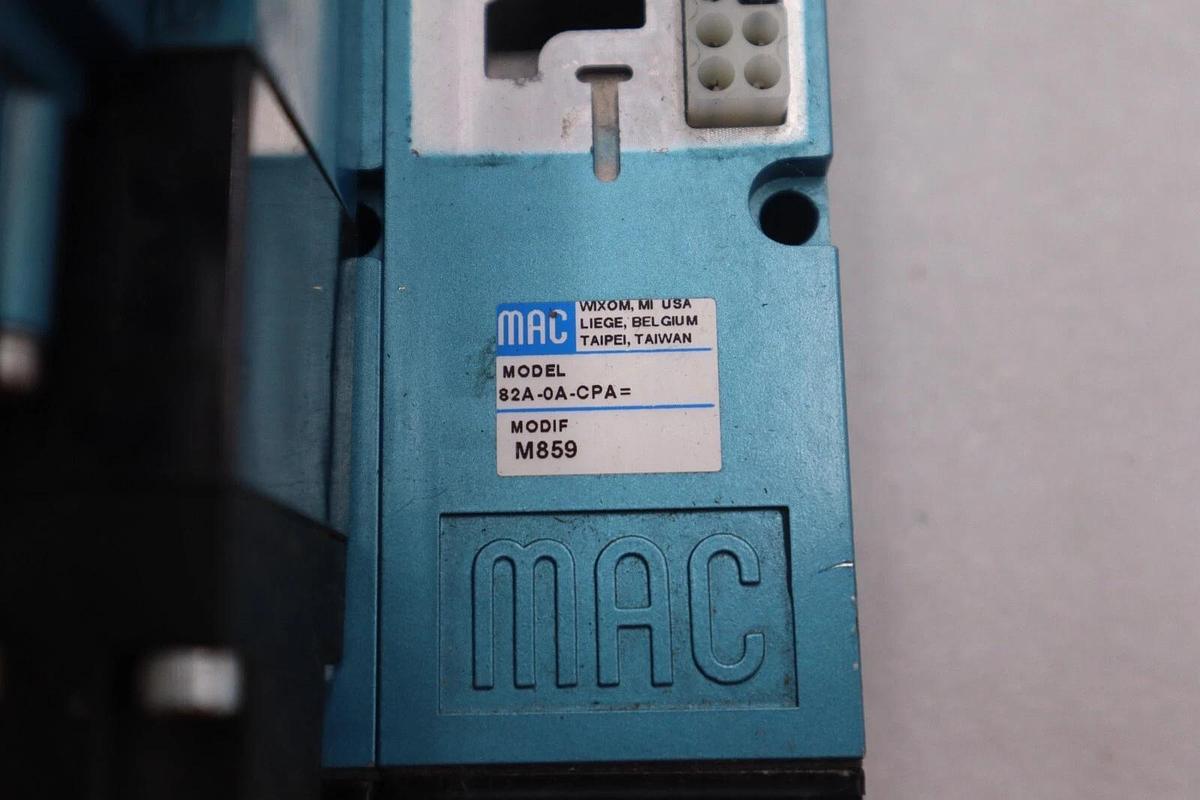 MAC 82A-0A-CPA VALVE TM-DDAJ-1DK PR82A-GADA VAC TO A50 PSI STOCK #323-A