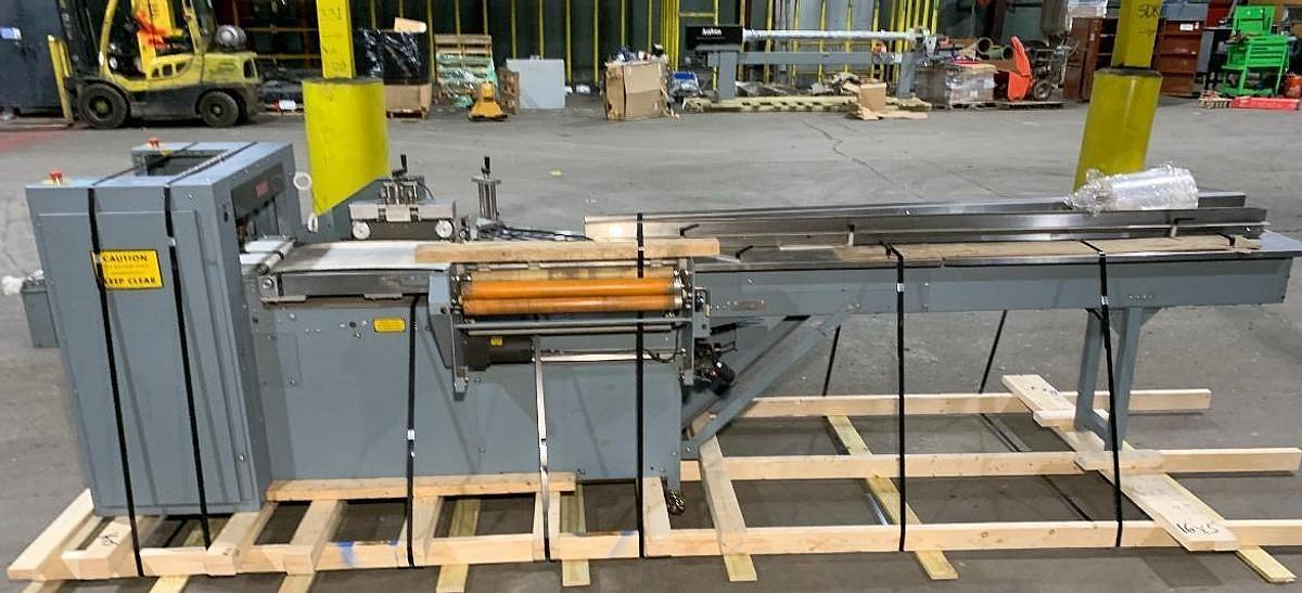 Used SHANKLIN F-5A AUTOMATIC SIDE SEAL SHRINK SYSTEM WITH SHANKLIN T-7XL HEAT TUNNEL