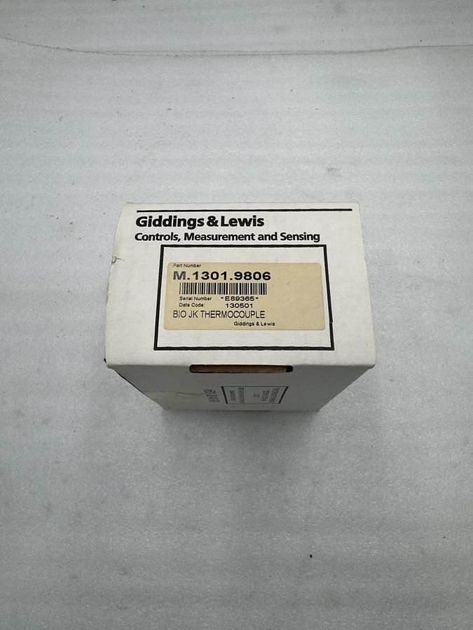 BRAND NEW Giddings & Lewis M.1301.9806 M13019806 Thermocouple STOCK H1652A
