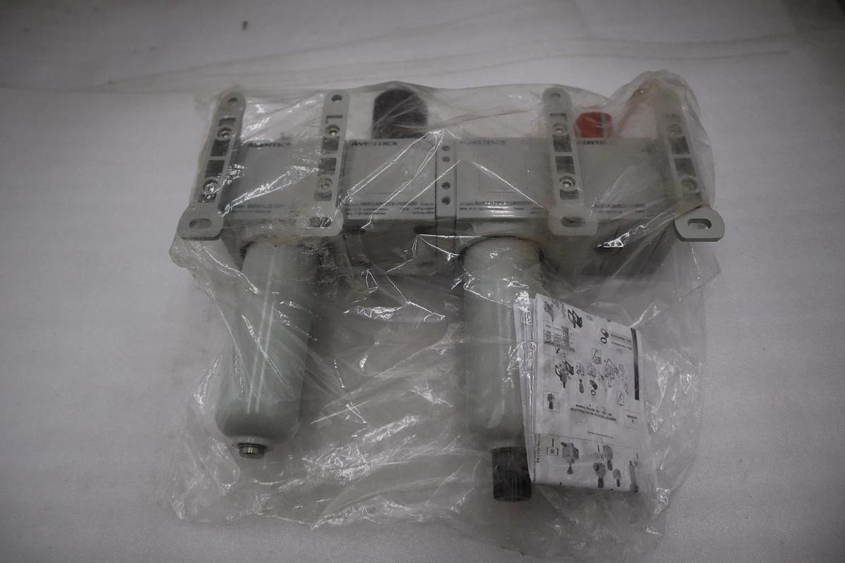 Used ASCO 8652ASLD4C00A00 AIR PREPARATION MANIFOLD ASSEMBLY - STOCK GF984