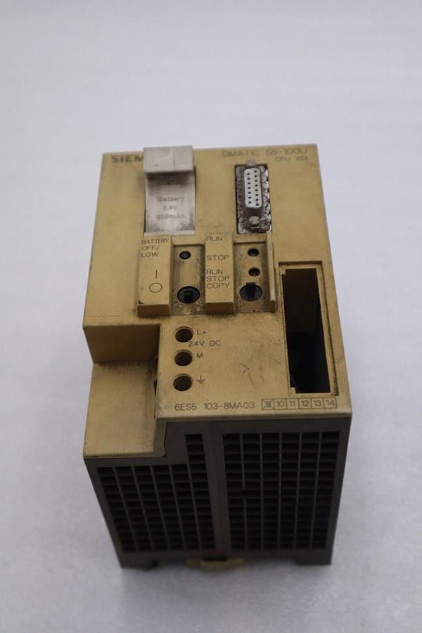 Used Siemens 6ES5 103-8MA03 Simatic S5-100U CPU STOCK L-388-C