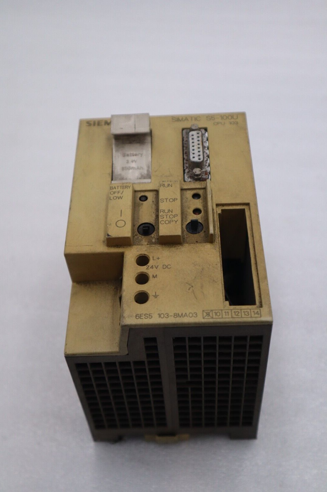 Used Siemens 6ES5 103-8MA03 Simatic S5-100U CPU STOCK L-388-C