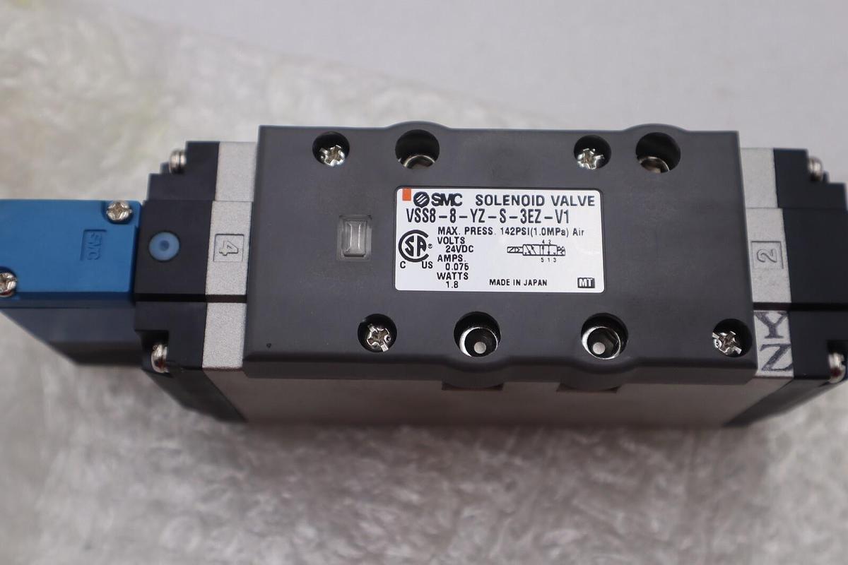 SMC VSS8-8-YZ-S-3EZ-V1 SOLENOID VALVE BRAND NEW STOCK K-1835