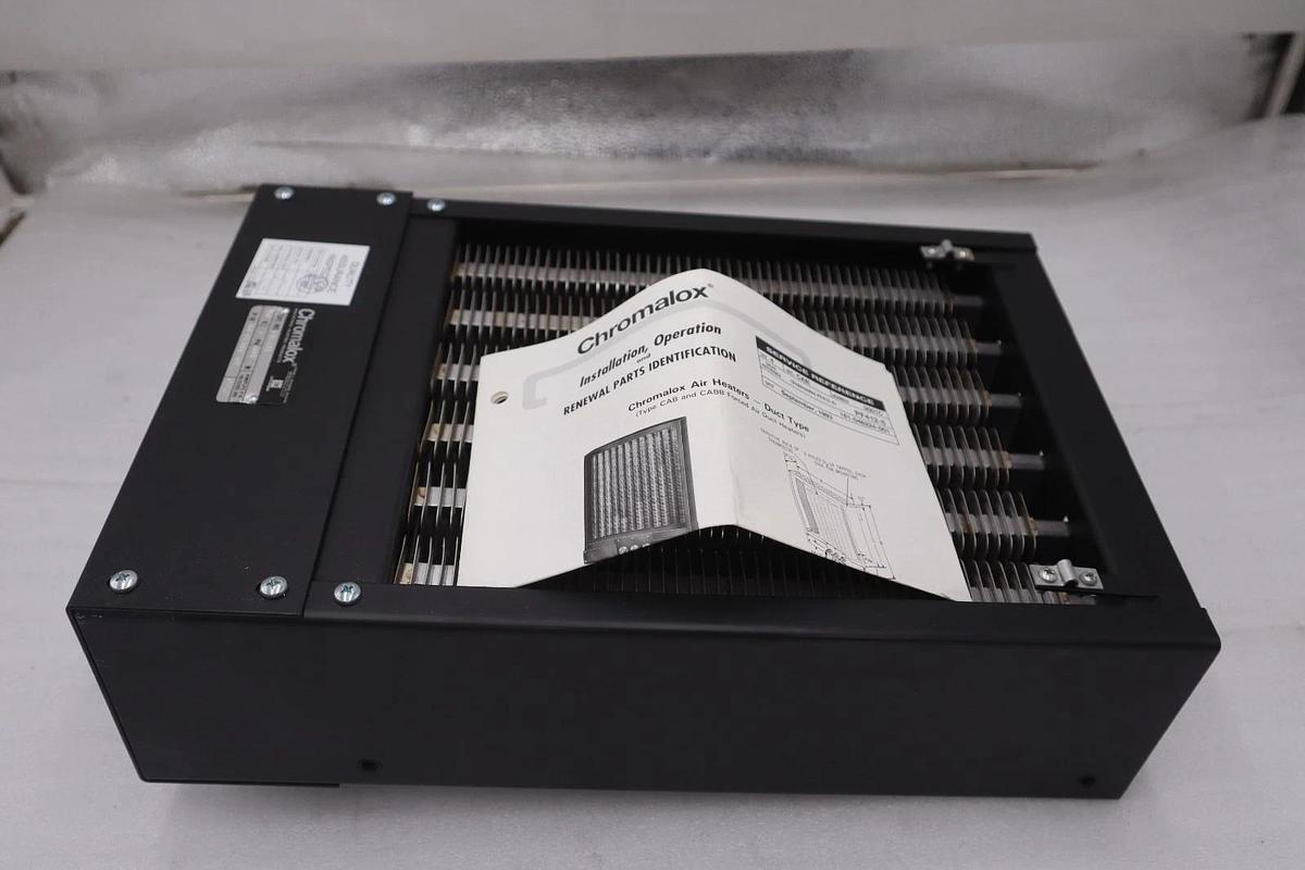 Used Chromalox Air Duct Heater CAB-611 208V 6000W - NEW OPEN BOX - STOCK GF1301