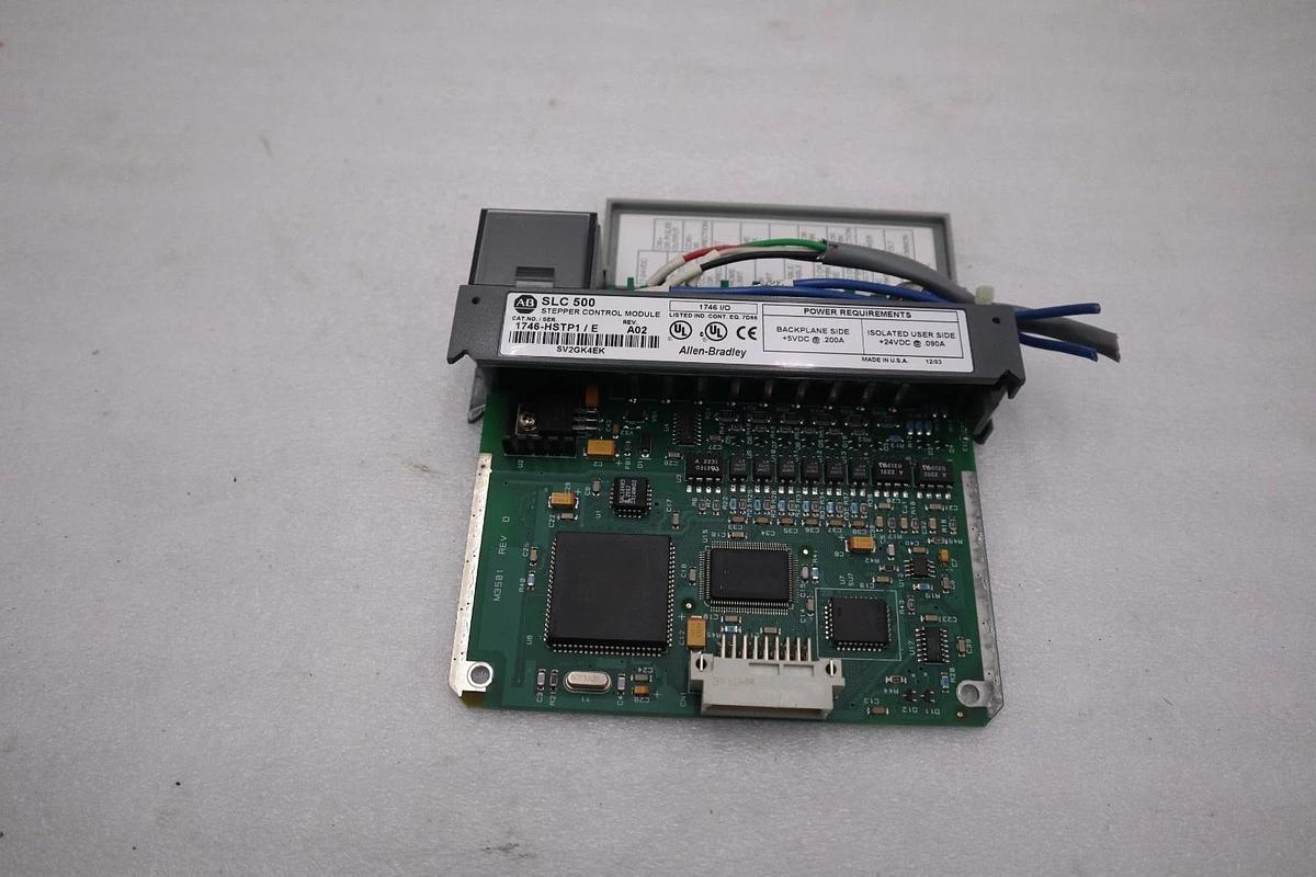 Used AB ALLEN BRADLEY 1746-HSTP1 SER E STEPPER CONTROL MODULE STK 5354