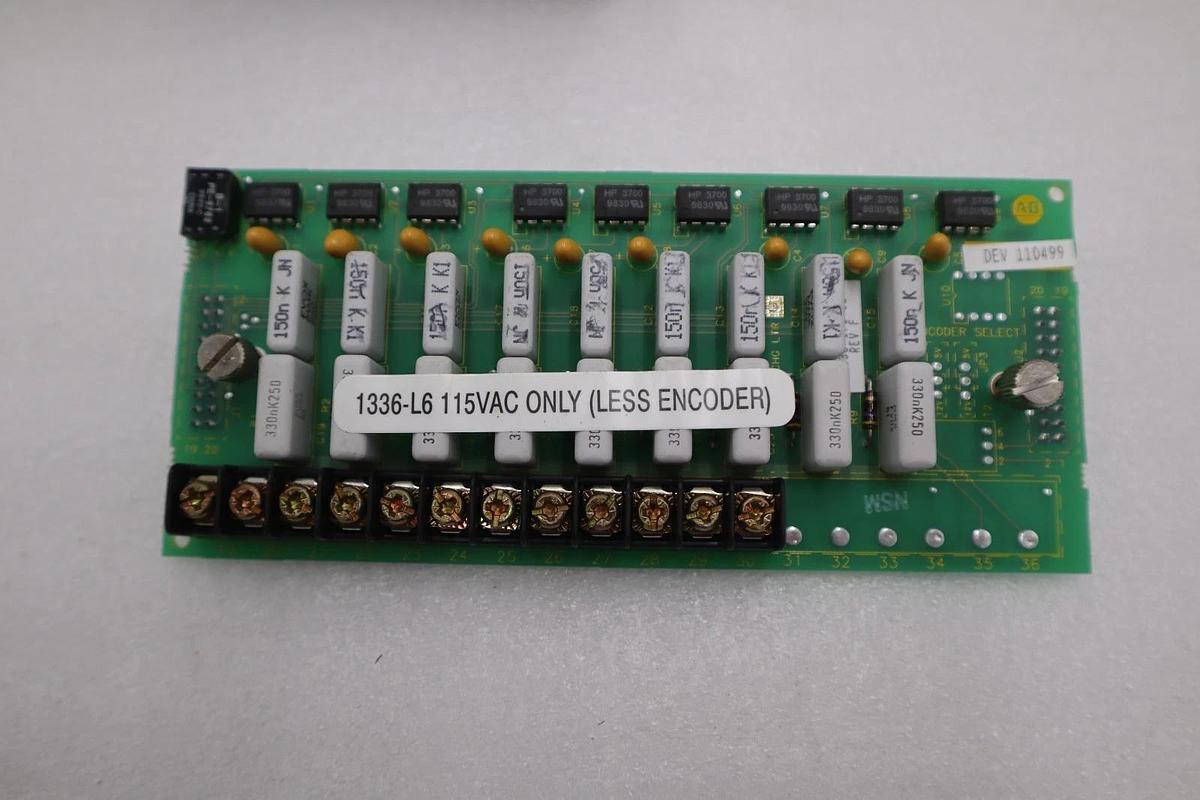 Used ALLEN BRADLEY 1336-L6 CONTROL INTERFACE BOARD FOR 1336 VFD - STOCK GF111A