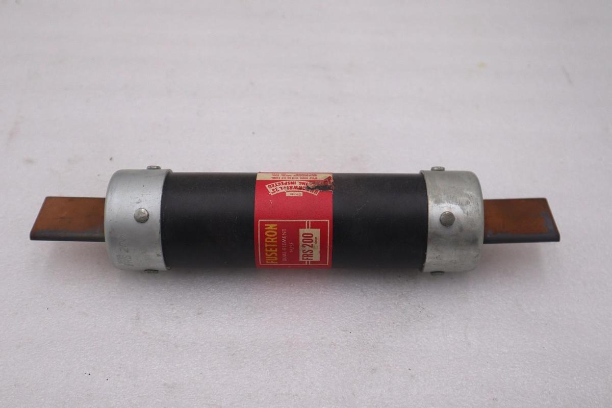 LOT OF 3 - FUSETRON FRS-200/FRS200 DUAL ELEMENT FUSE - STOCK 4948A