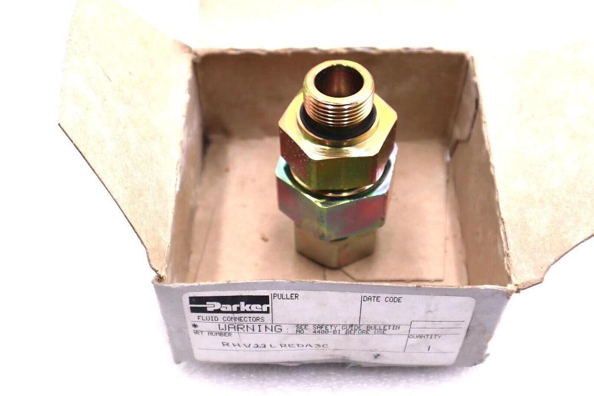 NEW PARKER RHV22LREDA3C VALVE FLUID CONNECTORS #L-569