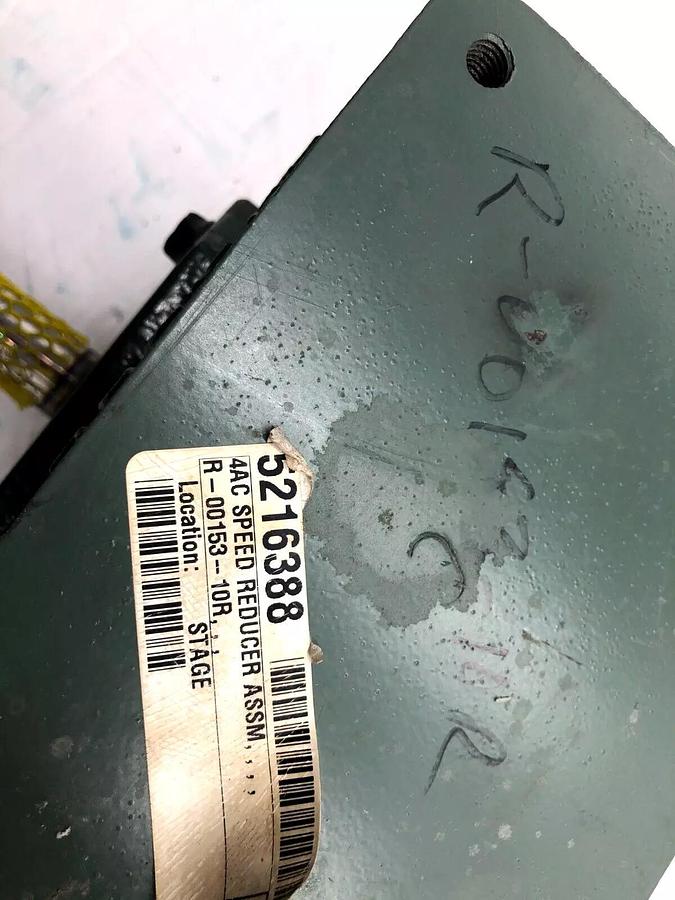 Used HYTROL 4A GEAR REDUCER RIGHT HAND WORM GEARBOX S-114