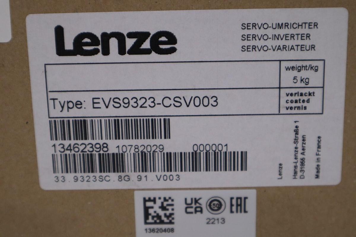 Used Lenze EVS9323-CSV003 SERVO CONTROLLER Inverter New In Box STOCK G478