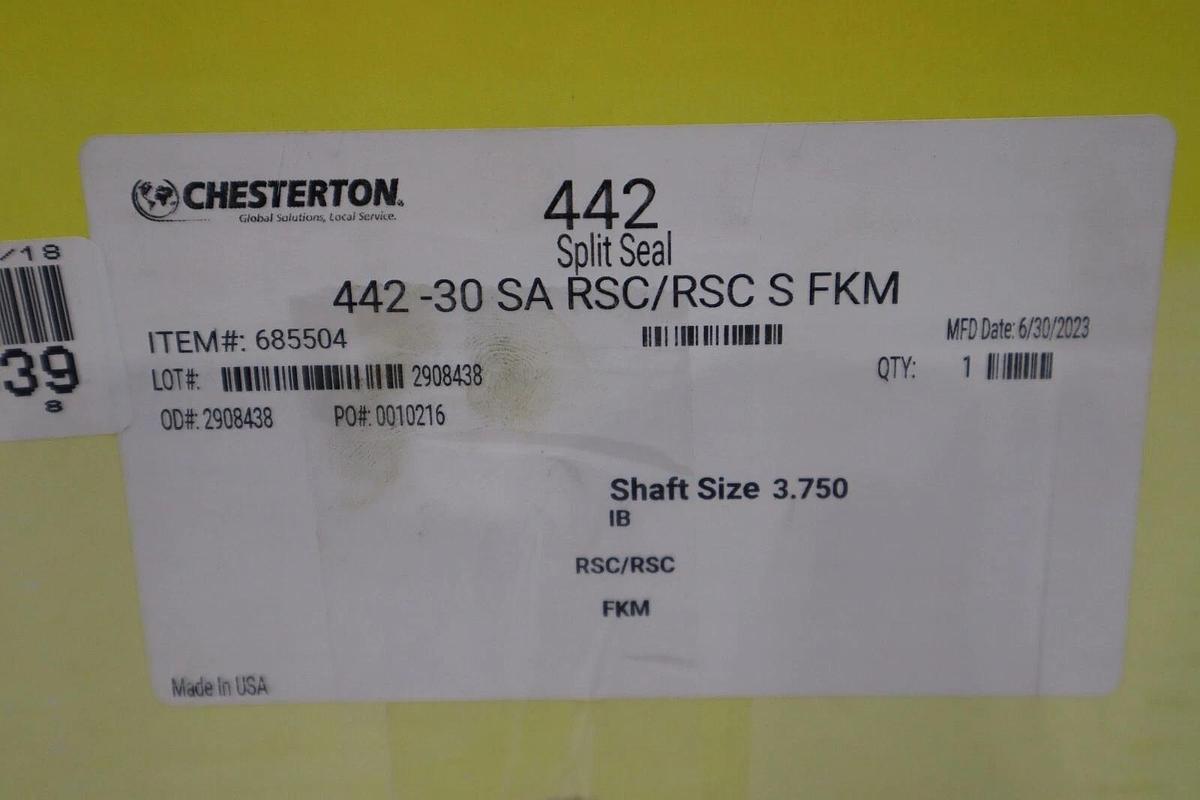 Used NEW IN BOX Chesterton 442-30 SA RSC/RSC S FKM Split Seal STOCK 1449B