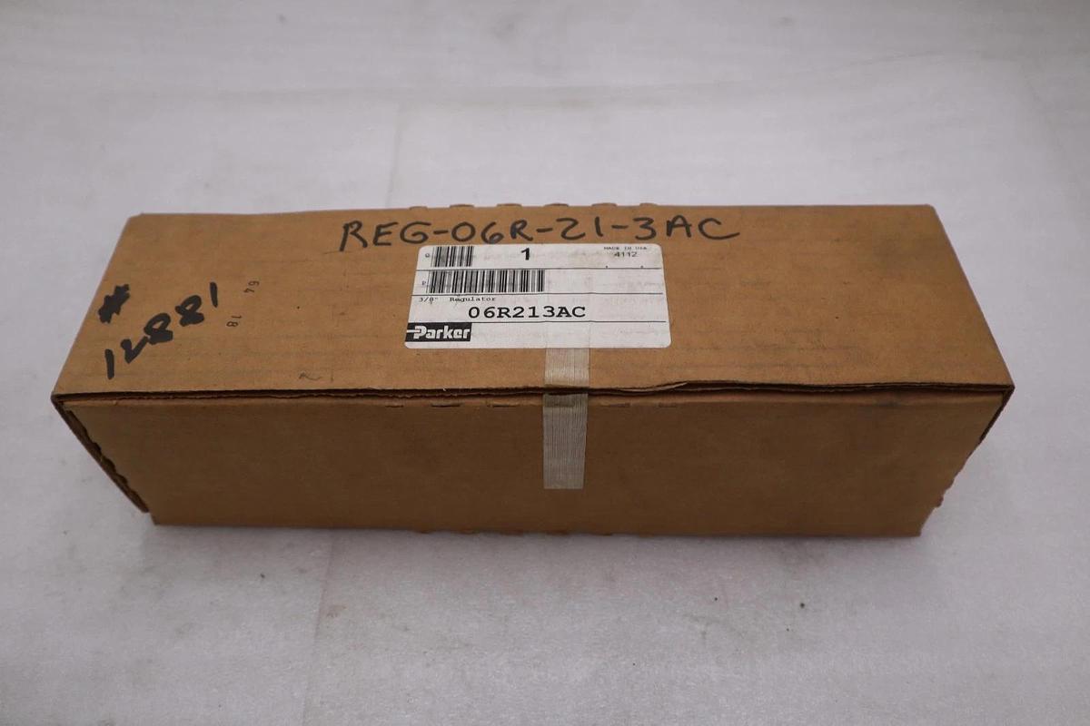 Used PARKER 06R213AC Air Pressure Regulator 0-160 Gauge STOCK GF203A