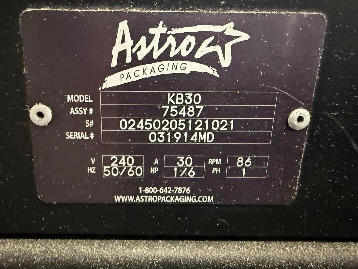 Used Astro Packaging KB30 Hot Melt Glue Machine 200-240Va STOCK HP-2