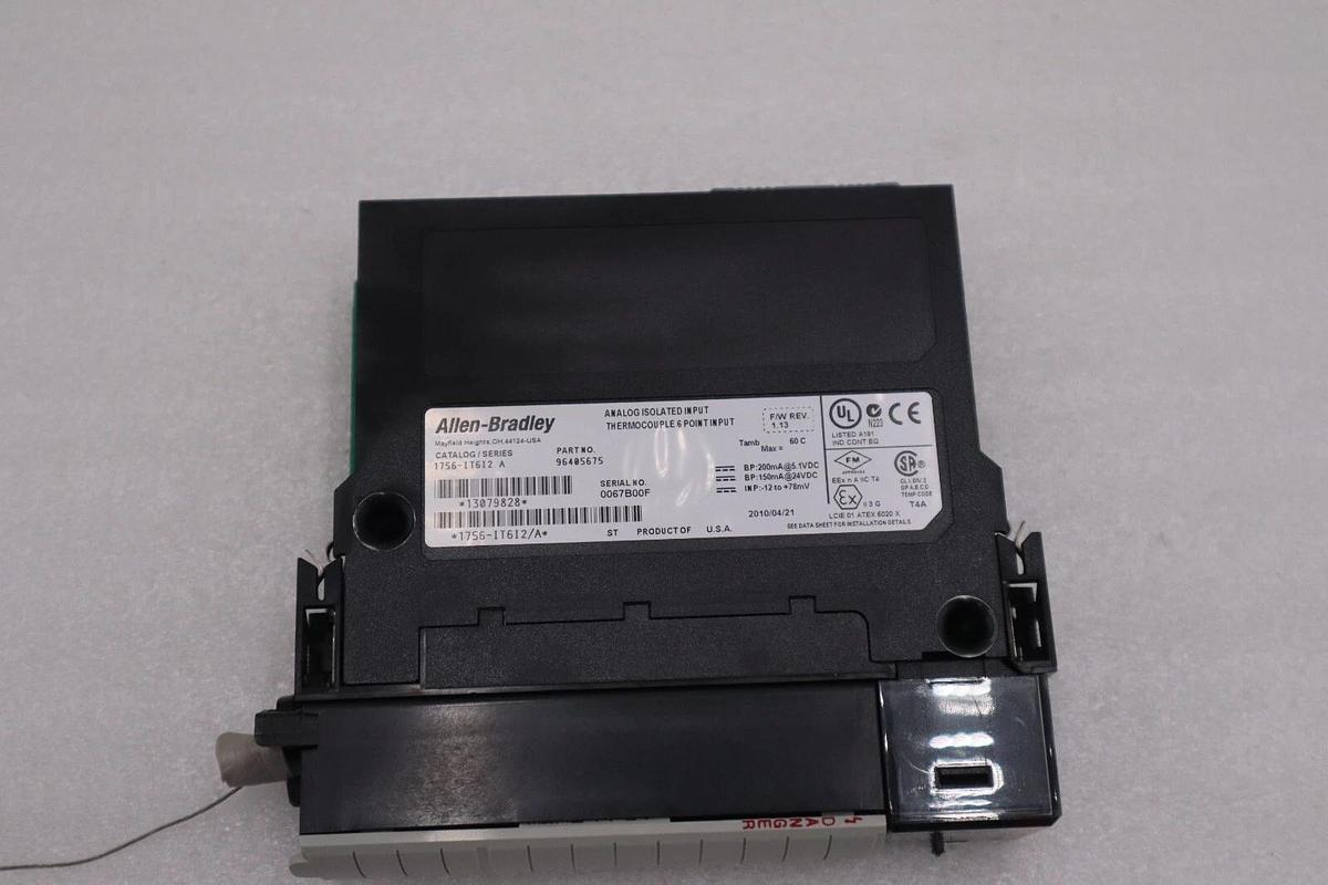 Used Allen Bradley 1756-IT6I2 Ser A ControlLogix 6-Channel Analog Input Module #H113A