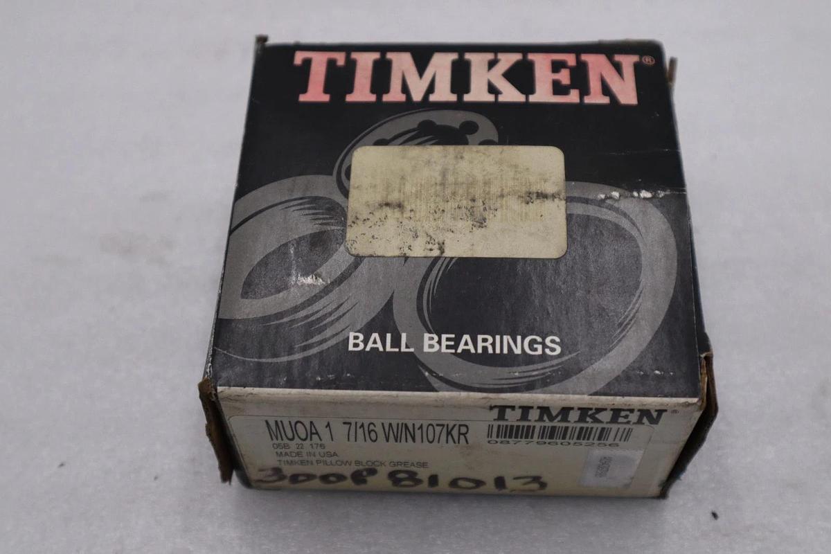 NEW OPEN BOX TIMKEN MUOA1 7/16 W/N107KR TIMKEN MUOA1 7/16 W/N107KR STK CC269