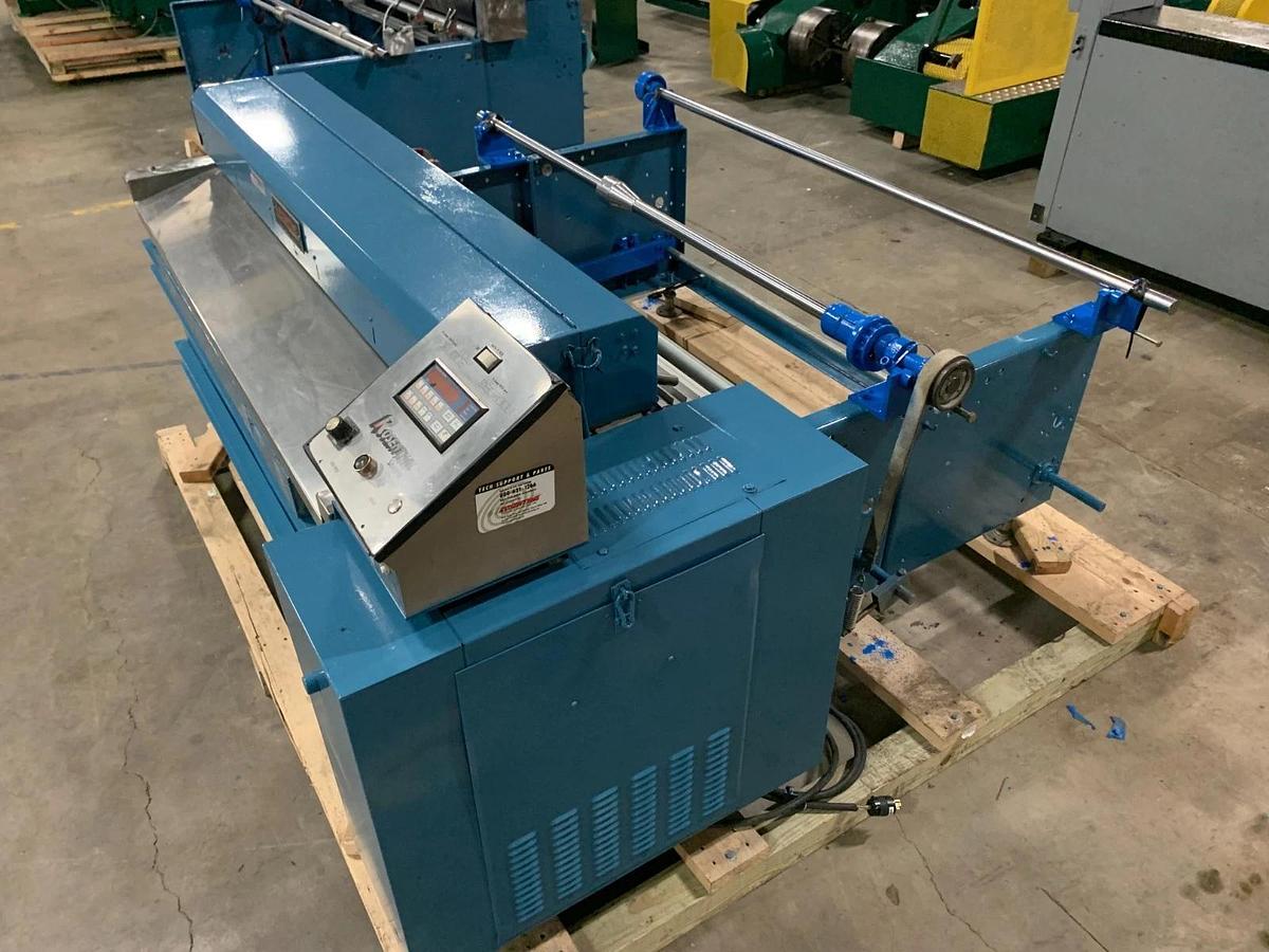 Used 60" ROSENTHAL SHEETER MODEL WAS-5-UBZEA-24 WITH OUTPUT CONVEYOR