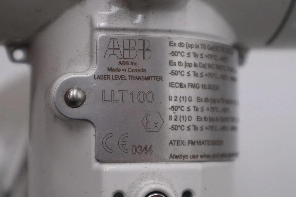 NEW ABB LLT100.AIAH10L5 15.5-42V LASER LEVEL TRANSMITTER STOCK H418