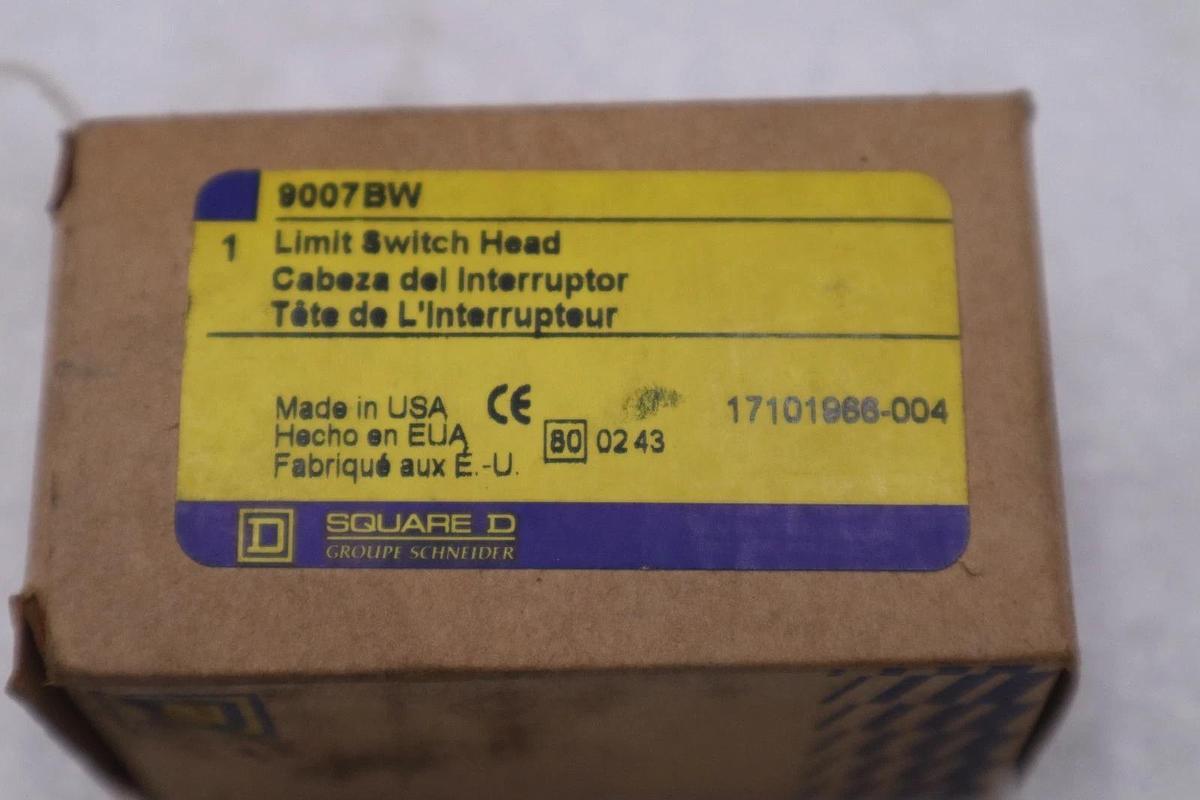 Used Square D 9007-BW Limit Switch Head 9007BW New In Box Stock GF-677A