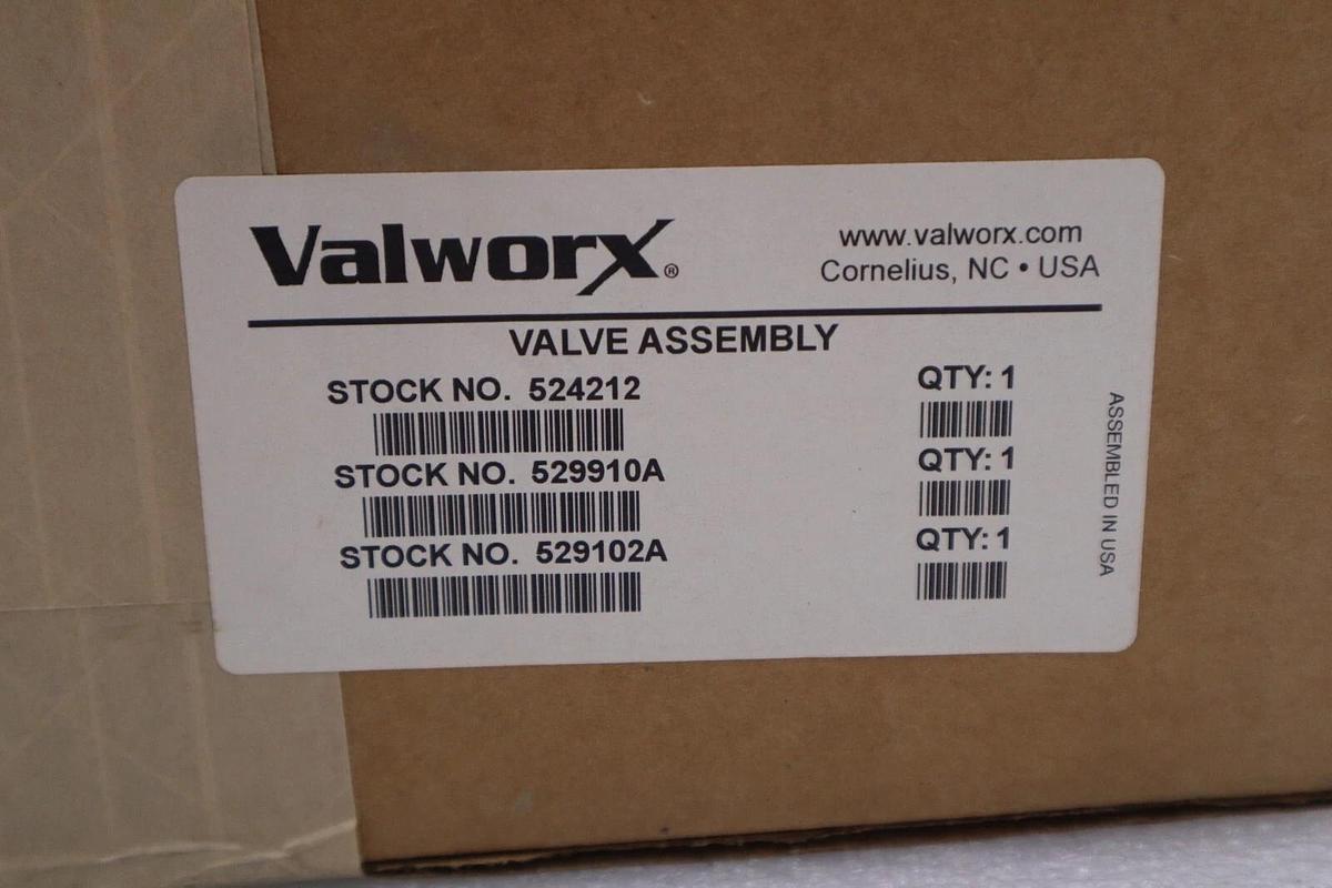 VALWORX 530175 AP075 PNEUMATIC ACTUATOR W/ 529102A SOLENOID 529910A VALVE #006-A