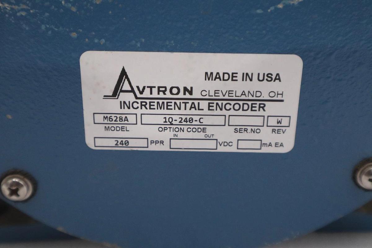Used Avtron M628A Pulse Generator 1Q-240-C Rev W 240 PPR - STOCK GF921